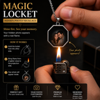 Magic Locket – Hidden Photo Projection Necklace ✨