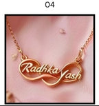 Custom Name Necklace – Personalized Gold Name Pendant (Multiple Designs Available)