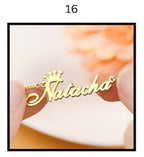 Custom Name Necklace – Personalized Gold Name Pendant (Multiple Designs Available)
