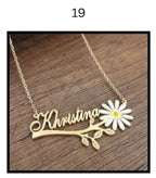 Custom Name Necklace – Personalized Gold Name Pendant (Multiple Designs Available)