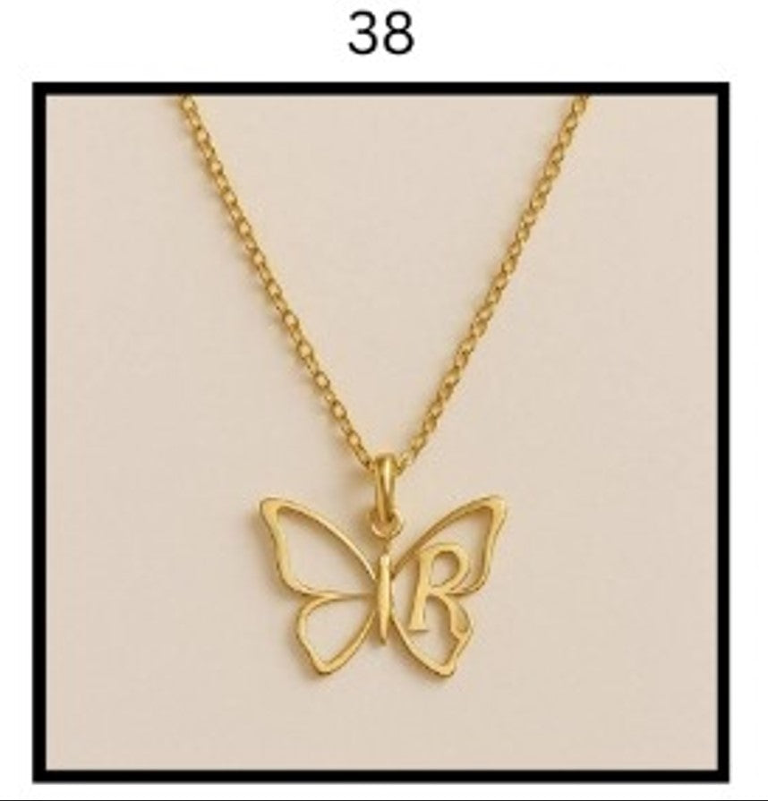 Custom Name Necklace – Personalized Gold Name Pendant (Multiple Designs Available)
