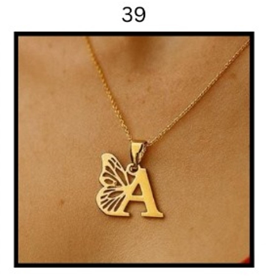 Custom Name Necklace – Personalized Gold Name Pendant (Multiple Designs Available)