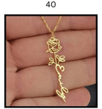 Custom Name Necklace – Personalized Gold Name Pendant (Multiple Designs Available)