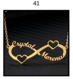 Custom Name Necklace – Personalized Gold Name Pendant (Multiple Designs Available)