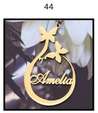 Custom Name Necklace – Personalized Gold Name Pendant (Multiple Designs Available)