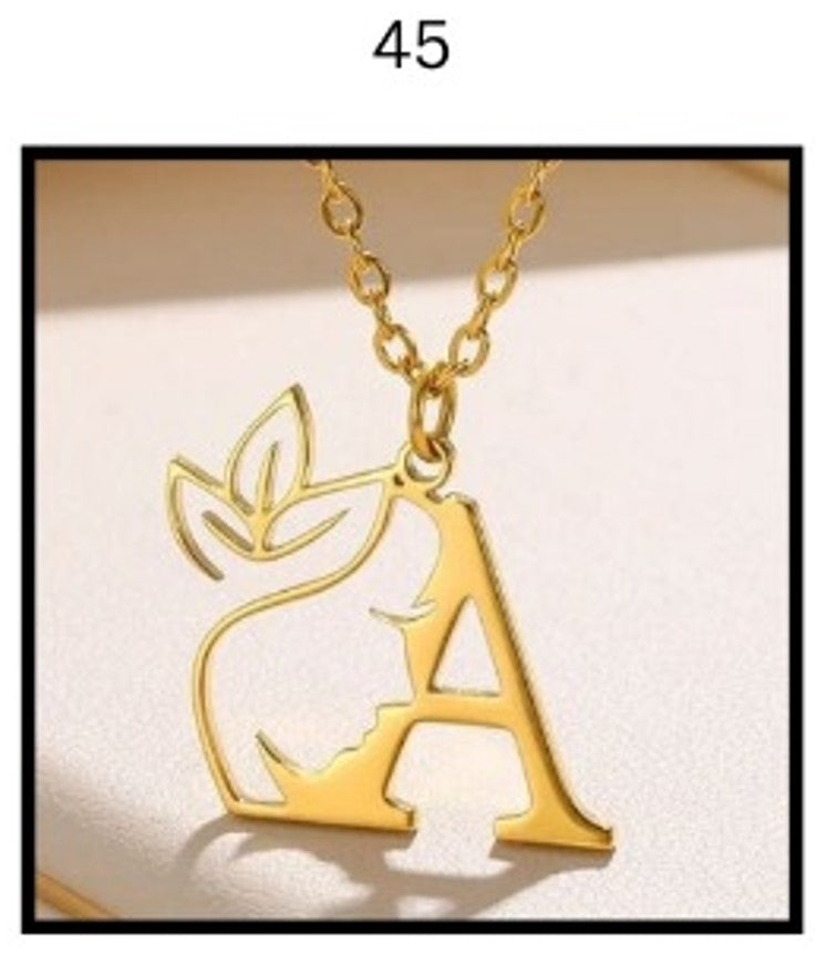 Custom Name Necklace – Personalized Gold Name Pendant (Multiple Designs Available)