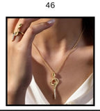 Custom Name Necklace – Personalized Gold Name Pendant (Multiple Designs Available)