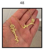 Custom Name Necklace – Personalized Gold Name Pendant (Multiple Designs Available)