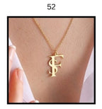 Custom Name Necklace – Personalized Gold Name Pendant (Multiple Designs Available)