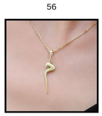 Custom Name Necklace – Personalized Gold Name Pendant (Multiple Designs Available)