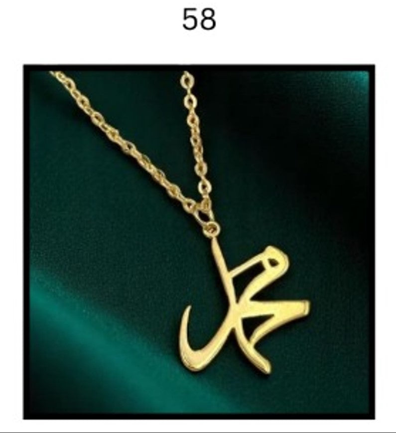 Custom Name Necklace – Personalized Gold Name Pendant (Multiple Designs Available)