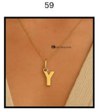 Custom Name Necklace – Personalized Gold Name Pendant (Multiple Designs Available)