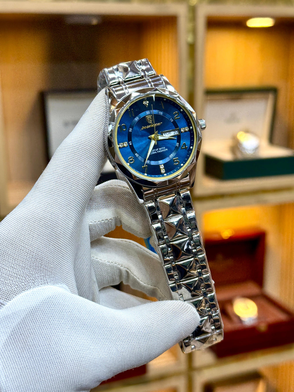 POEDAGAR Original Quartz Watch – Premium Metal Strap