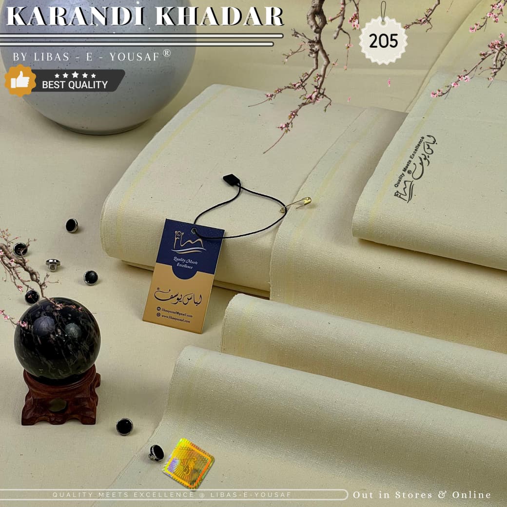ʟɪʙᴀs ᴇ Yᴏᴜsᴀғ’s Classic ᴋᴀʀᴀɴᴅɪ-ᴋʜᴀᴅᴅᴀʀ , winter heavyweight evening fabric designed