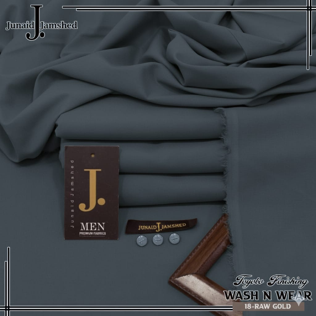 j. By junaid jumshed Brand for season wash n wear Suite cutting 4 meter  ✨Width 52-54 inches