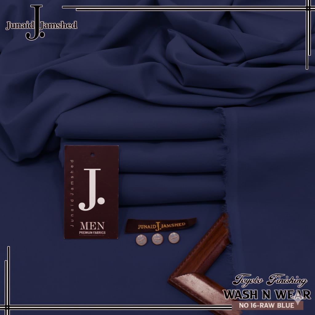 j. By junaid jumshed Brand for season wash n wear Suite cutting 4 meter  ✨Width 52-54 inches