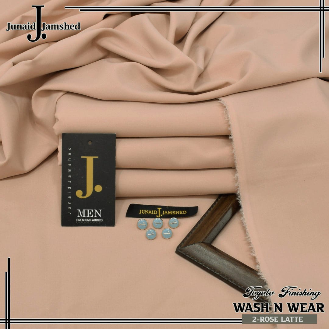 j. By junaid jumshed Brand for season wash n wear Suite cutting 4 meter  ✨Width 52-54 inches