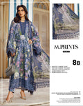 Lawn ☆ Maria B  & Chiffon duppatta duptta Printed 90/70 Lawn Front Printed Lawn Back