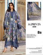 Lawn ☆ Maria B  & Chiffon duppatta duptta Printed 90/70 Lawn Front Printed Lawn Back