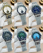 AP Style Men’s Stainless Steel Watch – Date Working | Double Lock Chain