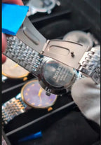 A Luxury Arabic Dial Metal Watch – Date Working | Premium Look