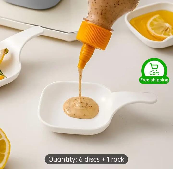 6 Pieces Sauce Dipping Bowls with Handle | Mini Serving Dishes