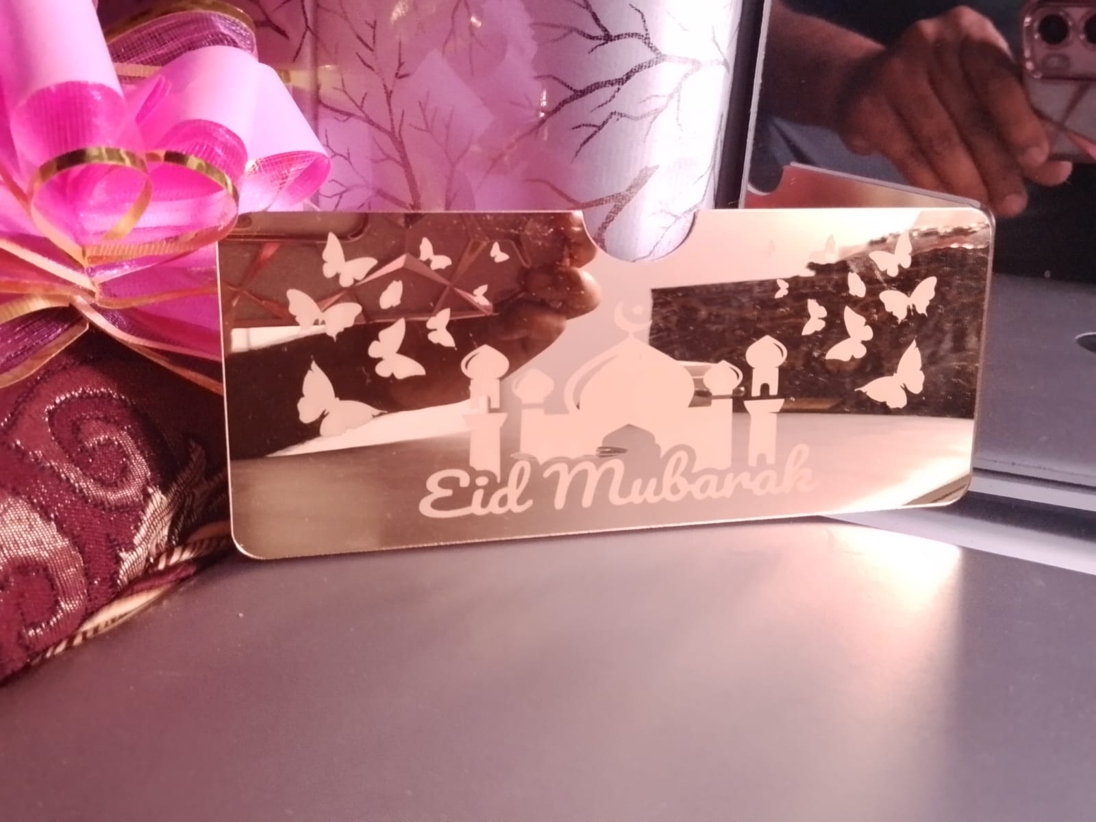 Eidi Cash Gift Envelope with Premium Acrylic Islamic Calligraphy – Ideal for Eidi, Shadi & Special Occasions