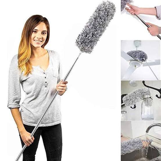 Extendable Microfiber Cleaning Duster – Adjustable Long Handle Multi-Purpose Dust Cleaner