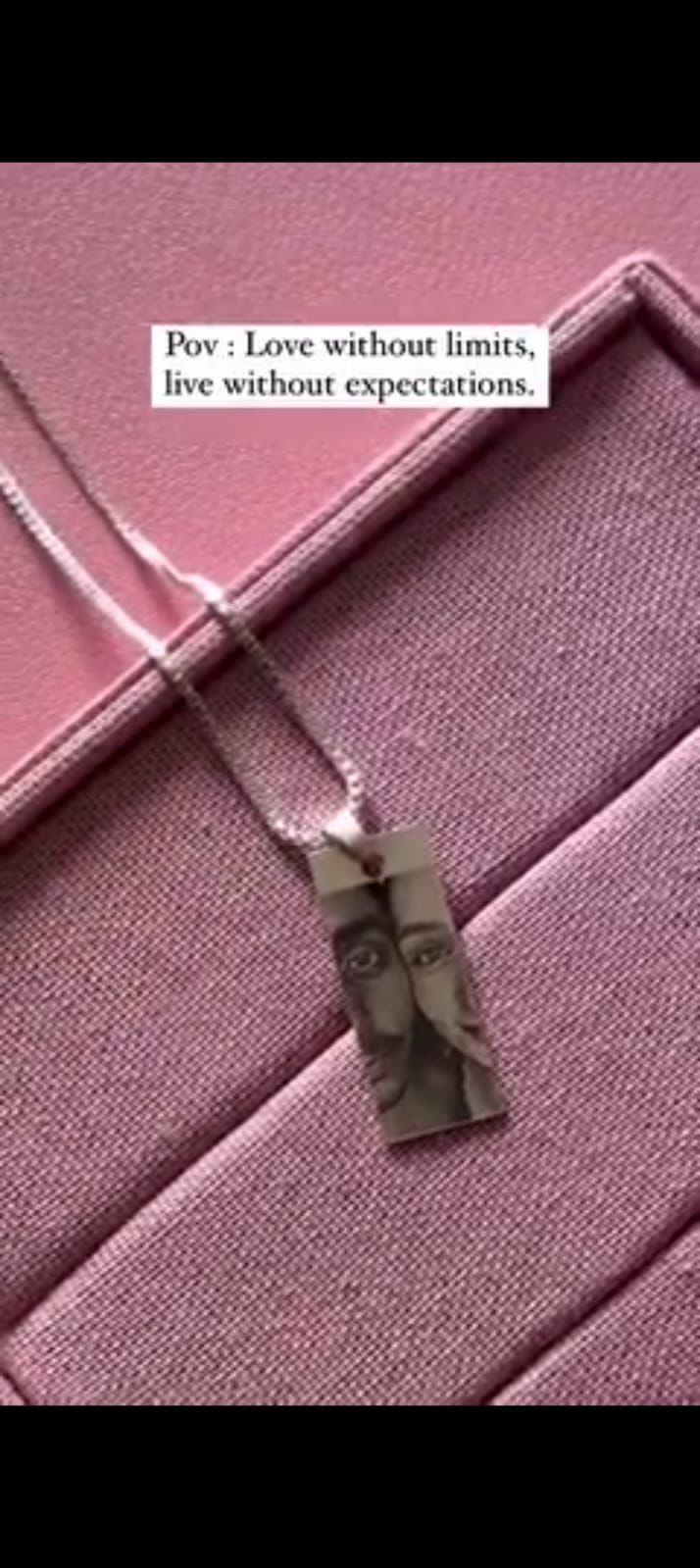 Custom Eye Sketch Engraved Pendant Necklace – Personalized Steel Pendant