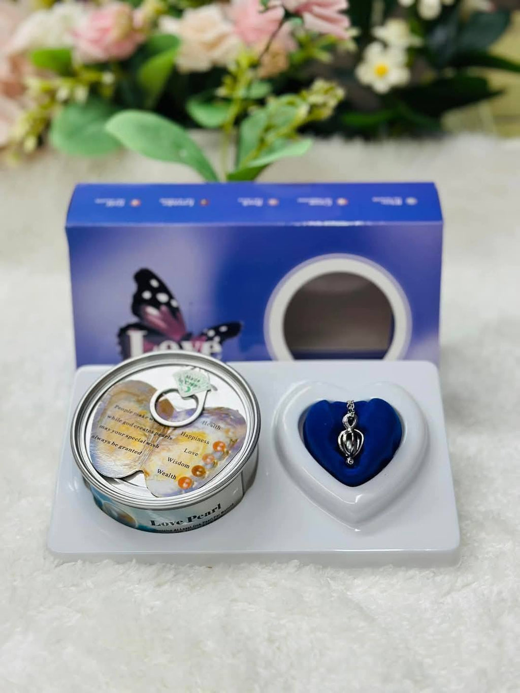 Wish Pearl Necklace Gift Set – Real Oyster Surprise Jewelry 💙