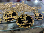 Customized Cow Name Acrylic Locket (Design 3)