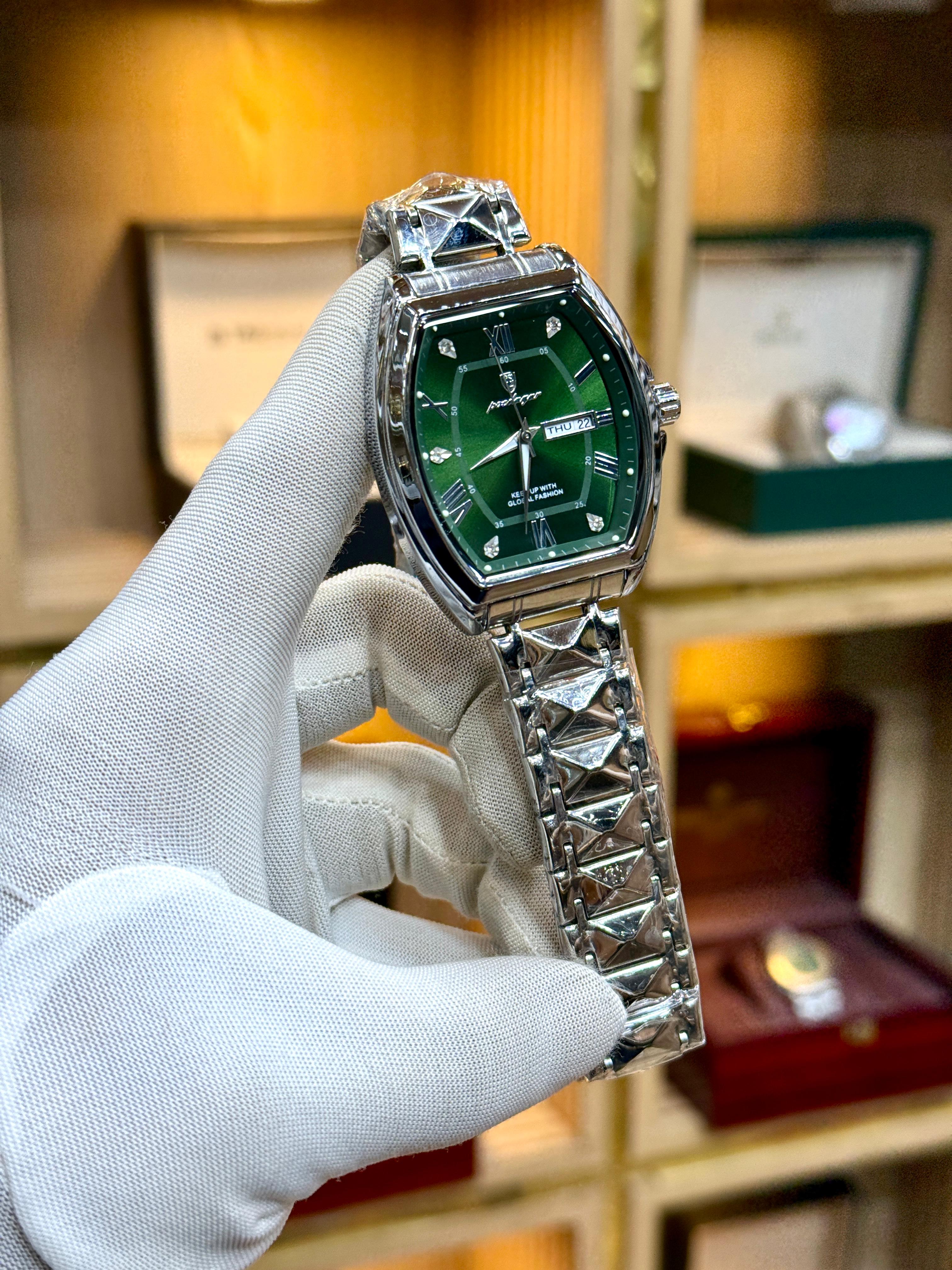 POEDAGAR Original Quartz Watch – Premium Metal Strap