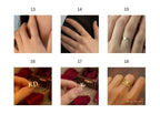 Personalized Name & Initial Gold Rings for Women – Elegant Minimal Jewelry