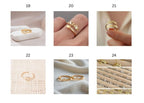 Personalized Name & Initial Gold Rings for Women – Elegant Minimal Jewelry
