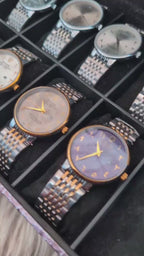 A Luxury Arabic Dial Metal Watch – Date Working | Premium Look