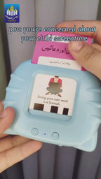 Kids Islamic Audio Flash Cards Learning Device – Screen-Free Deen Learning for Children (3–8 Years)