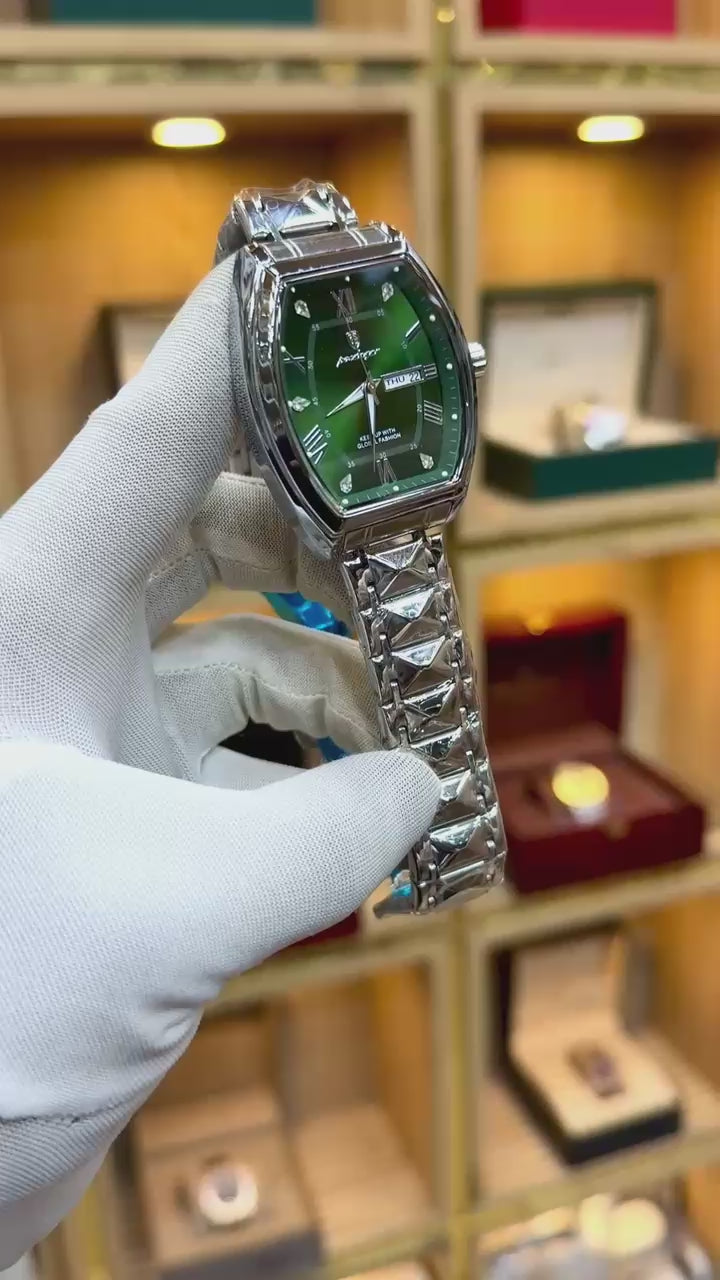 POEDAGAR Original Quartz Watch – Premium Metal Strap
