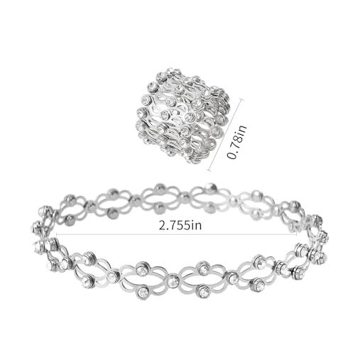 A Versatile silverPlated Jewelry: Ring to Bracelet Transformation