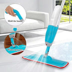 Premium Microfiber Spray Mop — Floor Cleaning Mop with Refillable Bottle