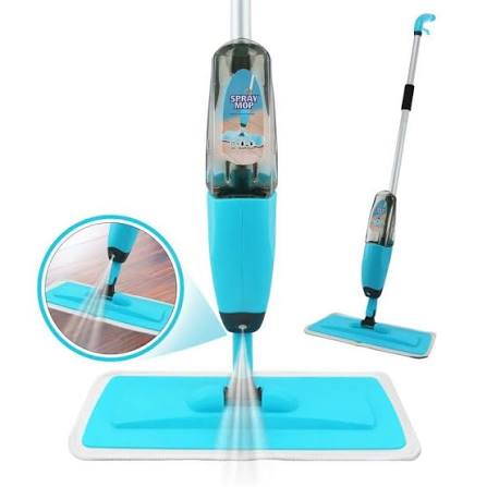 Premium Microfiber Spray Mop — Floor Cleaning Mop with Refillable Bottle