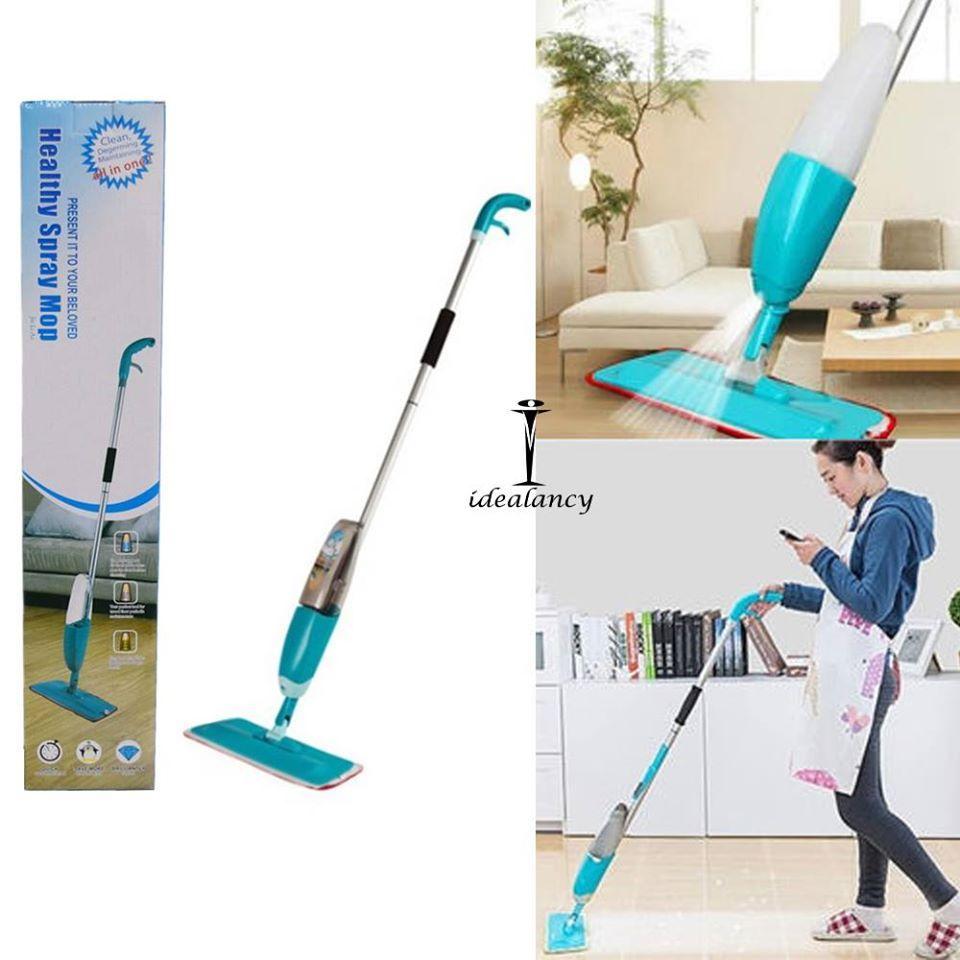 Premium Microfiber Spray Mop — Floor Cleaning Mop with Refillable Bottle