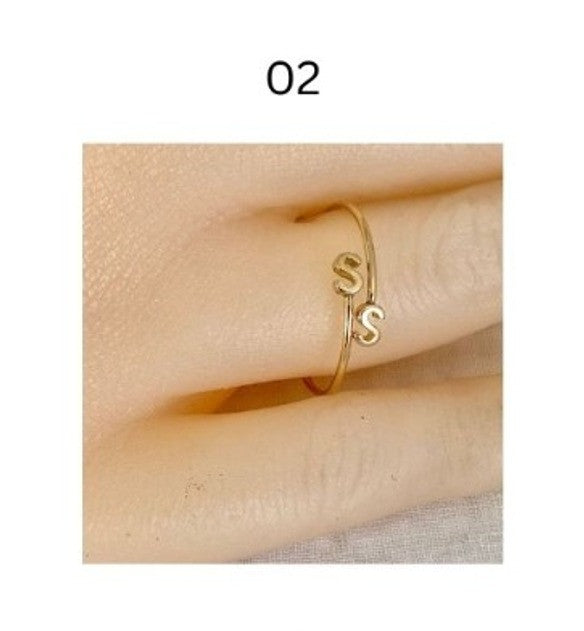 Personalized Name & Initial Gold Rings for Women – Elegant Minimal Jewelry