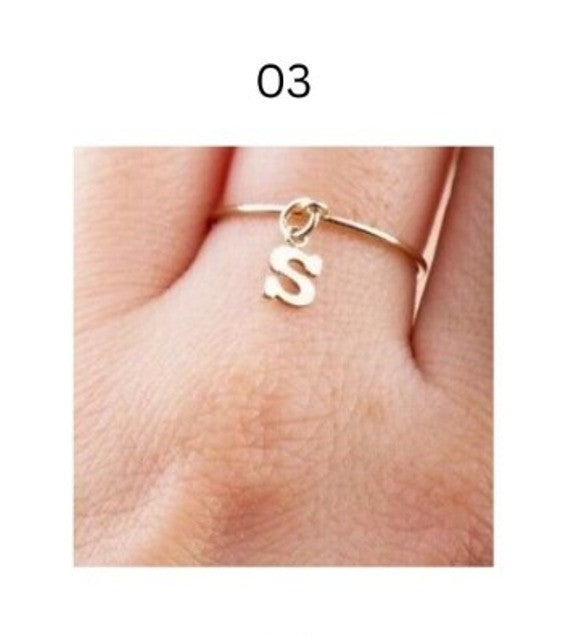 Personalized Name & Initial Gold Rings for Women – Elegant Minimal Jewelry