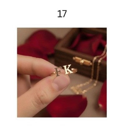 Personalized Name & Initial Gold Rings for Women – Elegant Minimal Jewelry