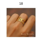 Personalized Name & Initial Gold Rings for Women – Elegant Minimal Jewelry