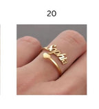 Personalized Name & Initial Gold Rings for Women – Elegant Minimal Jewelry