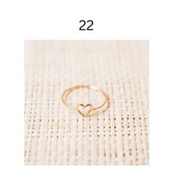 Personalized Name & Initial Gold Rings for Women – Elegant Minimal Jewelry