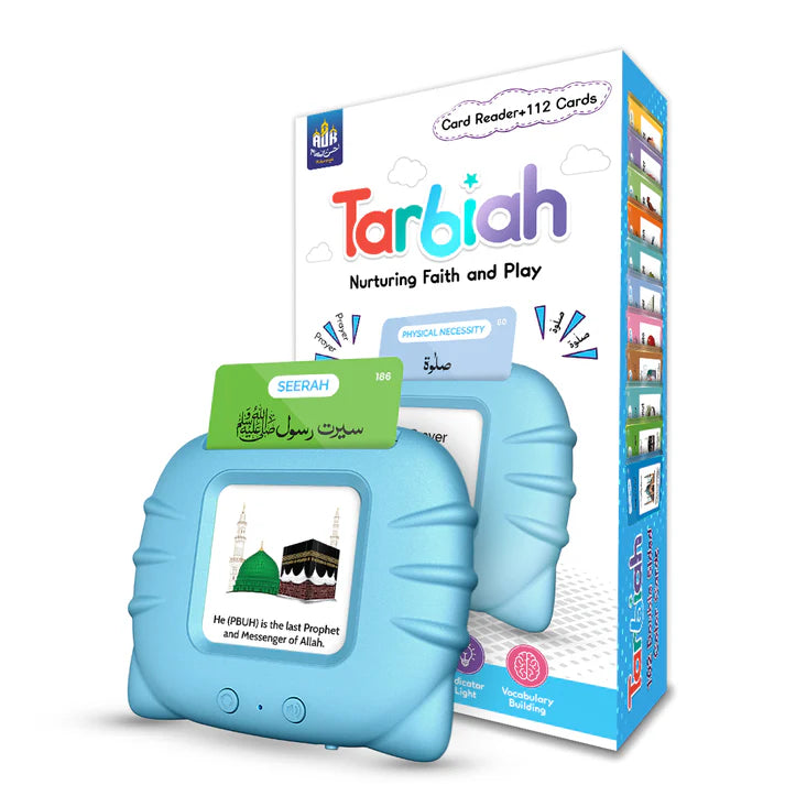 Kids Islamic Audio Flash Cards Learning Device – Screen-Free Deen Learning for Children (3–8 Years)